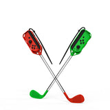 Switch Golf Club Red & Green Set of 2 for Mario Golf Nintendo Switch Joycon controller      Brand: iPlay  (Joycon Controller not included)