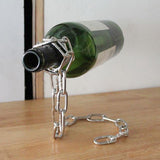 New Chain Style Wine Bottle Magic Novelty Floating Illusion Holder Rack Stand - Wine Racks - Althemax - 2