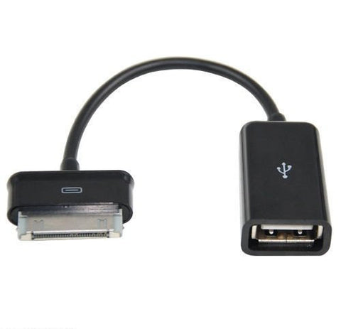 30 Pin to Female USB Adapter OTG Cable for Samsung Galaxy Tab 2 10.1 Tablet - Connection adapter - Althemax