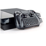 PS4 PlayStation 4 Controller Wireless Bluetooth Keyboard Chatpad GamePad DOBE White