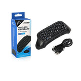 PS4 PlayStation 4 Controller Wireless Bluetooth Keyboard Chatpad GamePad DOBE White