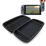 Althemax® Carrying Case Protective, hard, portable carrying case Multi bag for games Orange interior for Nintendo Switch Gray