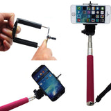Camera Monopod Selfie Stick 1M for cellphone Apple iphone Multi Colors - White - Selfie Stick - Althemax - 7