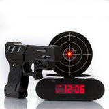 Shooting Laser Toy Gun Alarm Clock Target Panel Shooting LCD Screen Toy Games Gifts White - Alarm Clocks - Althemax - 5