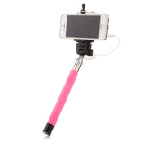 Blue 3.5mm Extendable Selfie Wired Stick Phone Holder Remote Shutter Monopod For smartphone iphone - Tripods & Monopods - Althemax - 10