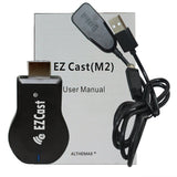 EZ Cast M2 Display Mirroring Miracast HDMI TV Dongle WiFi DLNA Multi-Media Display Receiver Dongle - Black - Wi-Fi Dongles - Althemax - 5