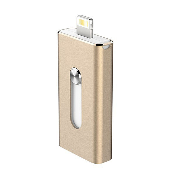 New 16GB Gold USB i-Flash Drive U Disk 8 pin Memory Stick Adapter For –  Althemax