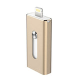New 64GB Gold USB i-Flash Drive U Disk 8 pin Memory Stick Adapter For iPhone 5S 6S plus iPad - Cellphone Accessory - Althemax - 2