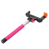 Built in Bluetooth Extendable Selfie Stick Monopod Holder Multi Available - Pink - Tripods & Monopods - Althemax - 5