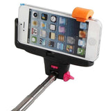 Built in Bluetooth Extendable Selfie Stick Monopod Holder Multi Available - Pink - Tripods & Monopods - Althemax - 6