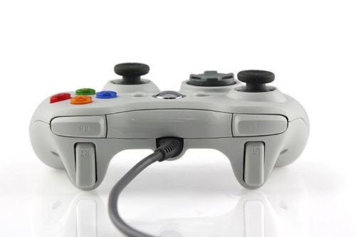 Wired Xbox 360 USB Game Pad Joysticks Controller For xBox 360 or PC White — Red