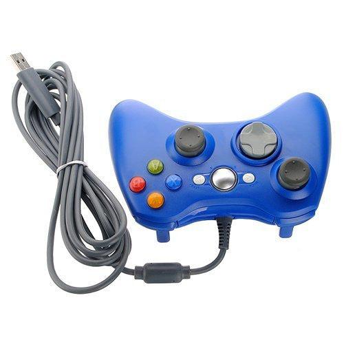 New Wireless Cordless Shock Game Joypad Controller For xBox 360 - Blue — Pink image 2
