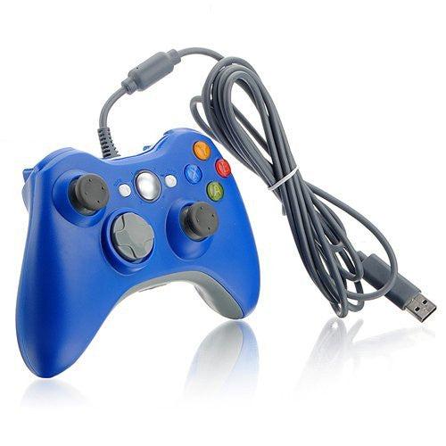 New Wireless Cordless Shock Game Joypad Controller For xBox 360 - Blue — Pink
