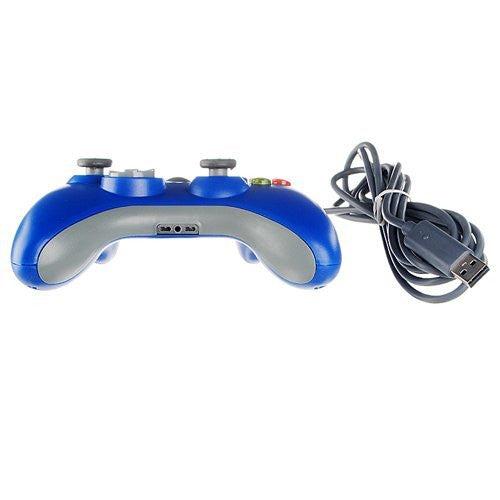New Wireless Cordless Shock Game Joypad Controller For xBox 360 - Blue — Pink image 3