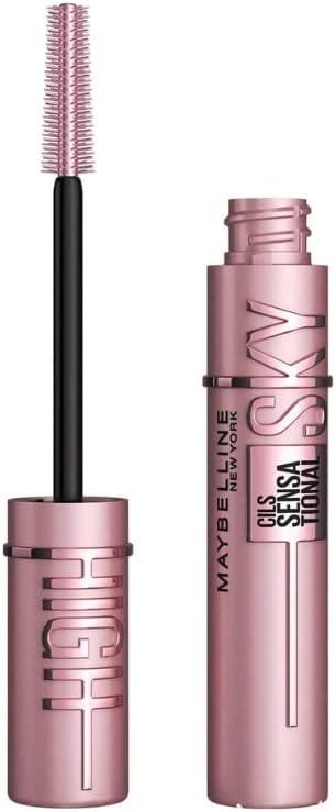 Maybelline Mascara, Lash Sensational Sky High Volumizing & Thickening, Eyelash Lengthening, Flake-Free Formula, Washable Mascara Infused with Bamboo Extract, Full Volume Mascara, Colour: Black image 27