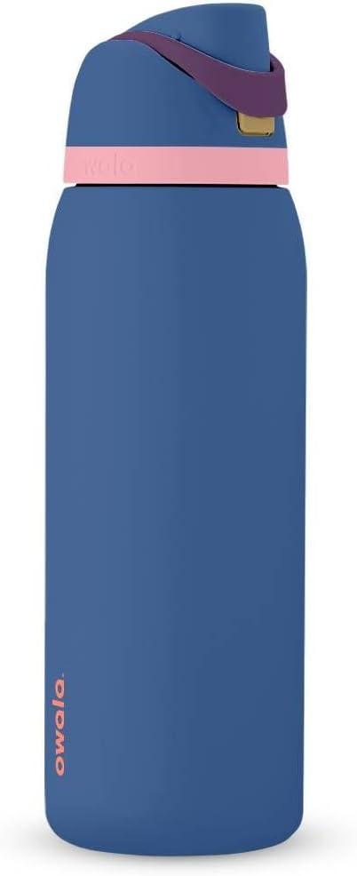 Owala FreeSip Insulated Stainless Steel Water Bottle with Straw, BPA-Free Sports Water Bottle, Great for Travel, 24 Oz, Denim image 25