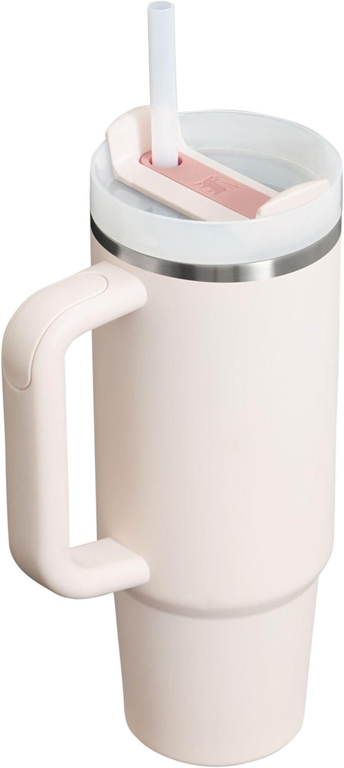 STANLEY Quencher H2.0 Tumbler with Handle and Straw 30 oz | Flowstate 3-Position Lid | Cup Holder Compatible for Travel | Insulated Stainless Steel Cup | BPA-Free | Rose Quartz 2.0 image 17
