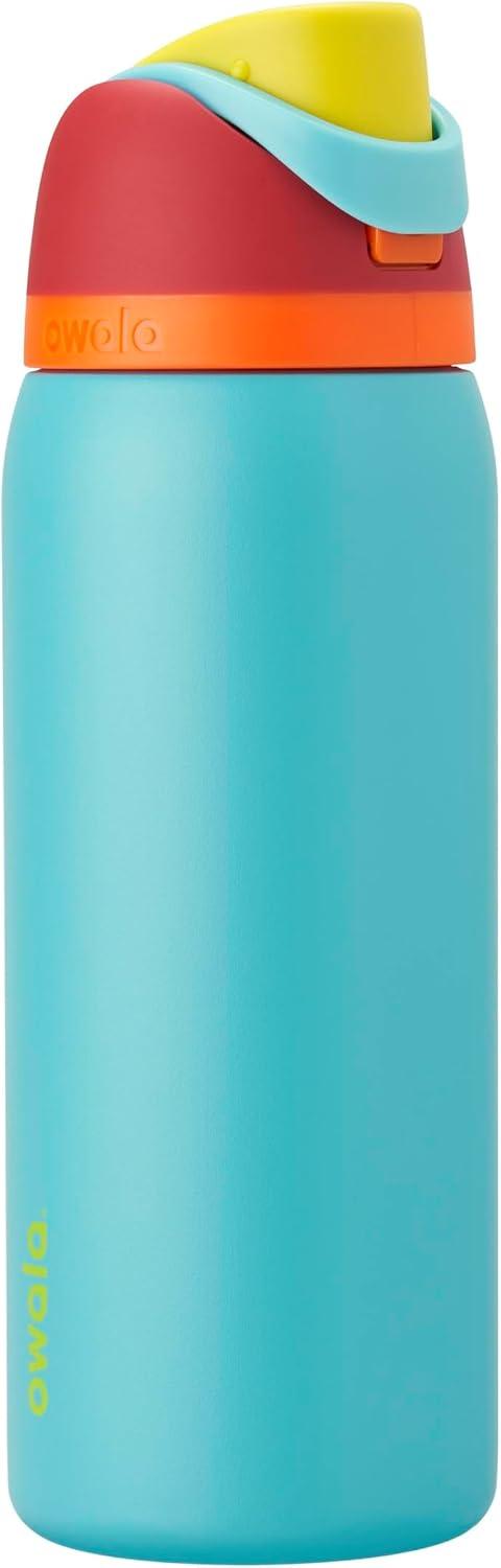 Owala FreeSip Insulated Stainless Steel Water Bottle with Straw, BPA-Free Sports Water Bottle, Great for Travel, 24 Oz, Denim image 29