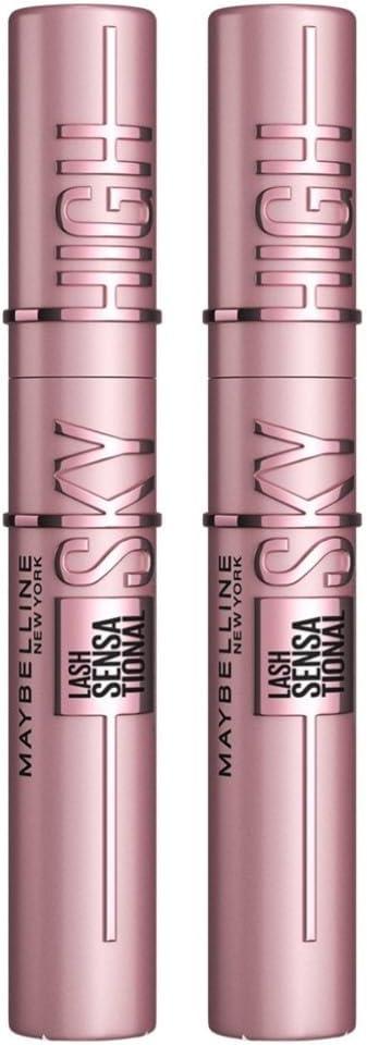 Maybelline Mascara, Lash Sensational Sky High Volumizing & Thickening, Eyelash Lengthening, Flake-Free Formula, Washable Mascara Infused with Bamboo Extract, Full Volume Mascara, Colour: Black image 29
