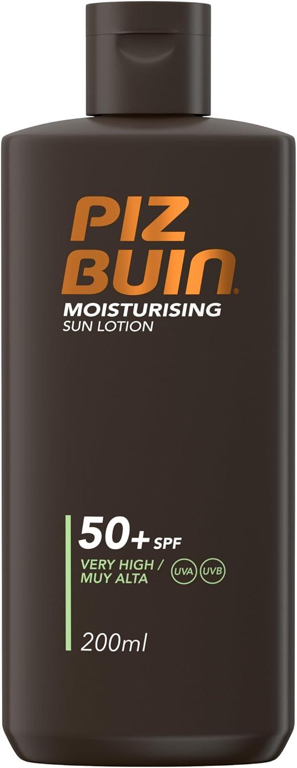 Piz Buin Moisturising Sun Lotion SPF 30 (200ml), Water-Resistant Piz Buin 30 Sunscreen with Advanced UVA/UVB Protection, Skincare with Glycerin and Feverfew PFE Plant Extract image 23