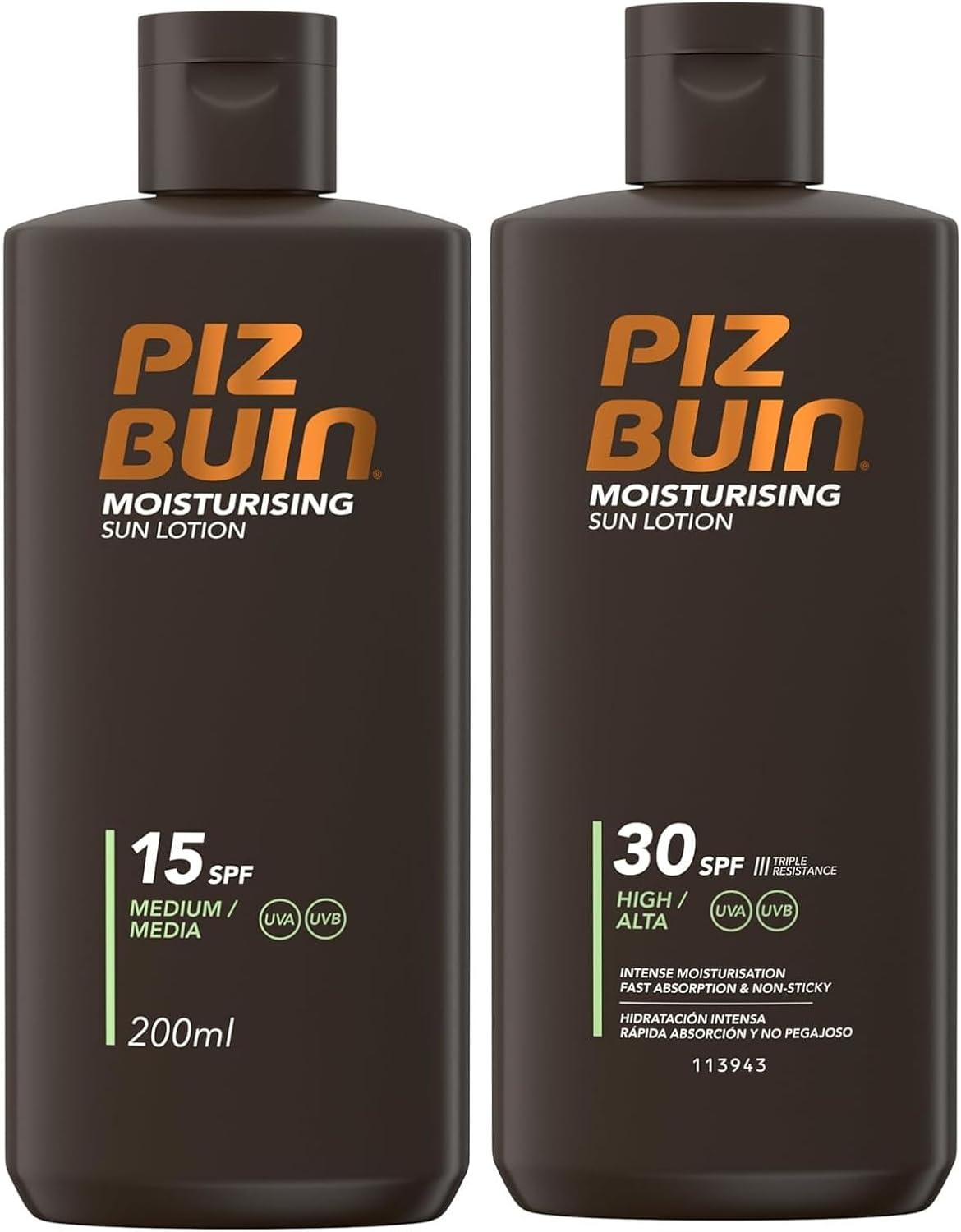 Piz Buin Moisturising Sun Lotion SPF 30 (200ml), Water-Resistant Piz Buin 30 Sunscreen with Advanced UVA/UVB Protection, Skincare with Glycerin and Feverfew PFE Plant Extract image 22