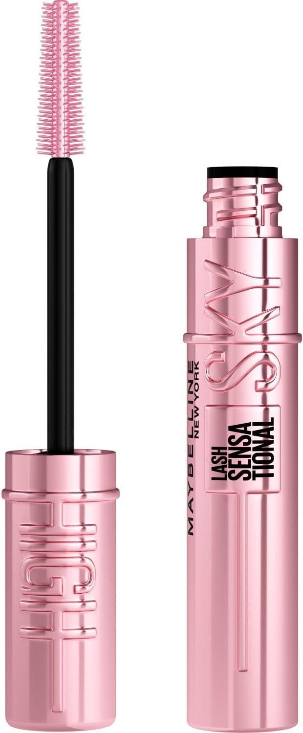 Maybelline Mascara, Lash Sensational Sky High Volumizing & Thickening, Eyelash Lengthening, Flake-Free Formula, Washable Mascara Infused with Bamboo Extract, Full Volume Mascara, Colour: Black image 25