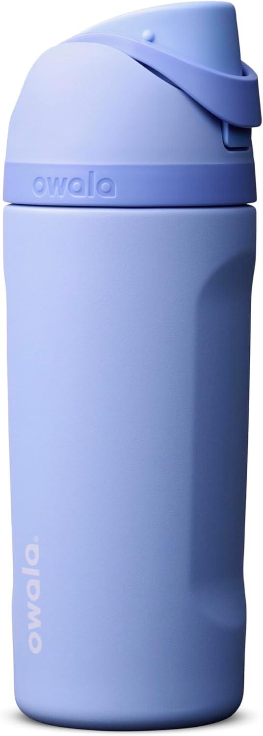 Owala FreeSip Insulated Stainless Steel Water Bottle with Straw, BPA-Free Sports Water Bottle, Great for Travel, 24 Oz, Denim image 28