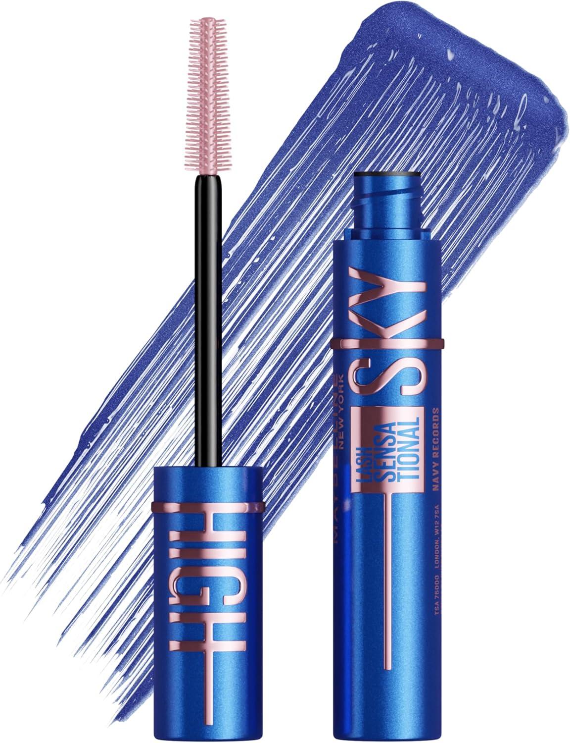 Maybelline Mascara, Lash Sensational Sky High Volumizing & Thickening, Eyelash Lengthening, Flake-Free Formula, Washable Mascara Infused with Bamboo Extract, Full Volume Mascara, Colour: Black image 24