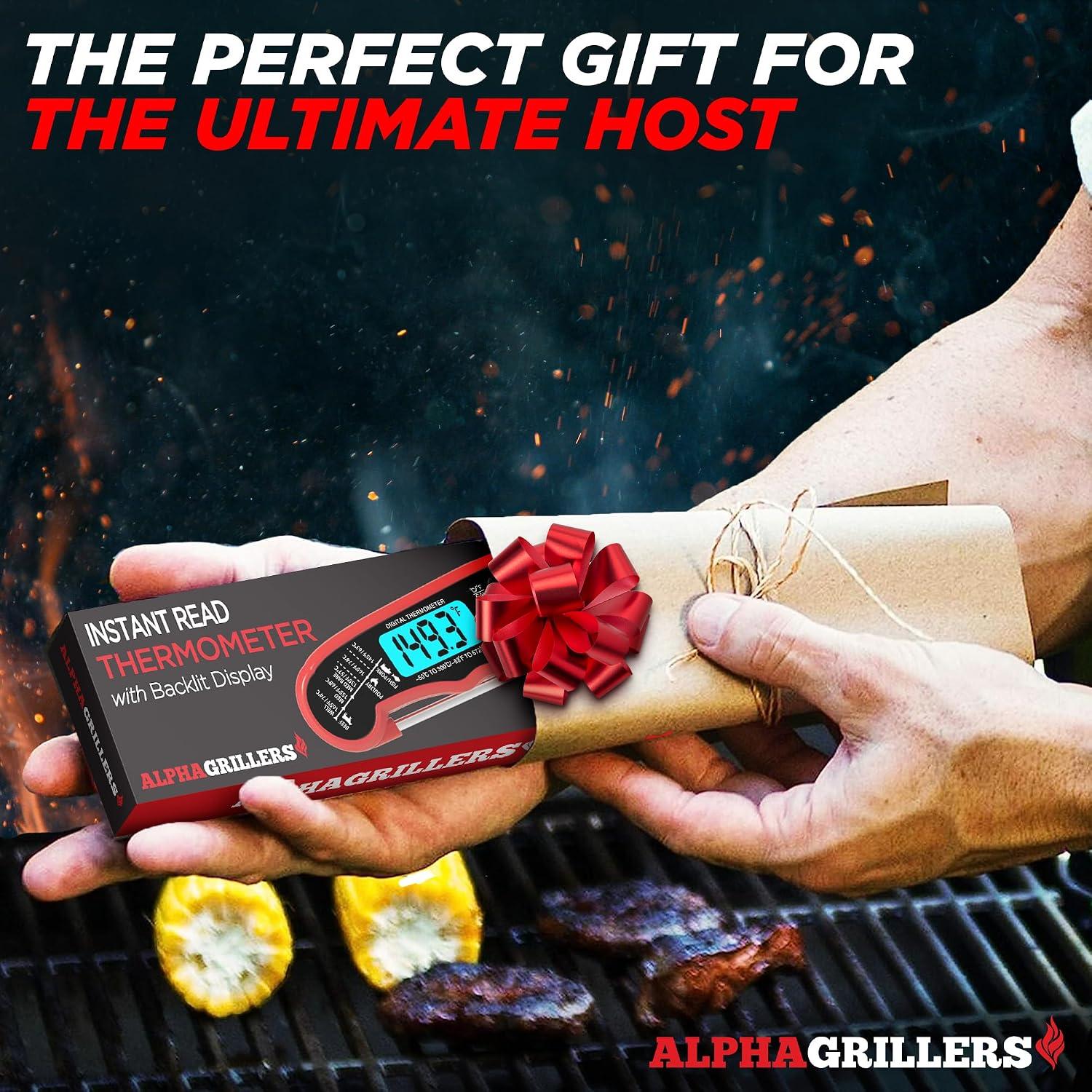 Alpha Grillers Meat Thermometer Digital – Instant Read Food Thermometer for Cooking & Grilling – Professional Kitchen Birthday Gifts for Men, Him, Dad, Husband, Boyfriend image 12