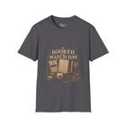 Booked For Match Day Shirt, Book Lover Football T-Shirt, Global Tournament Reader Tee, Quiet Chapter Apparel - Red