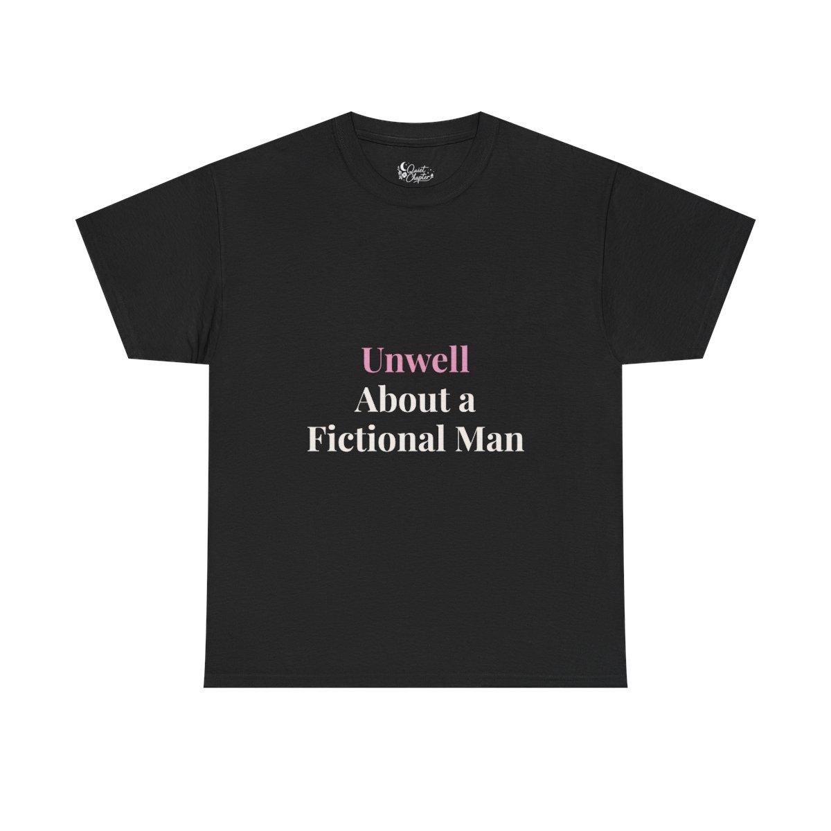 Unwell // About a // Fictional Man — dark tee - black