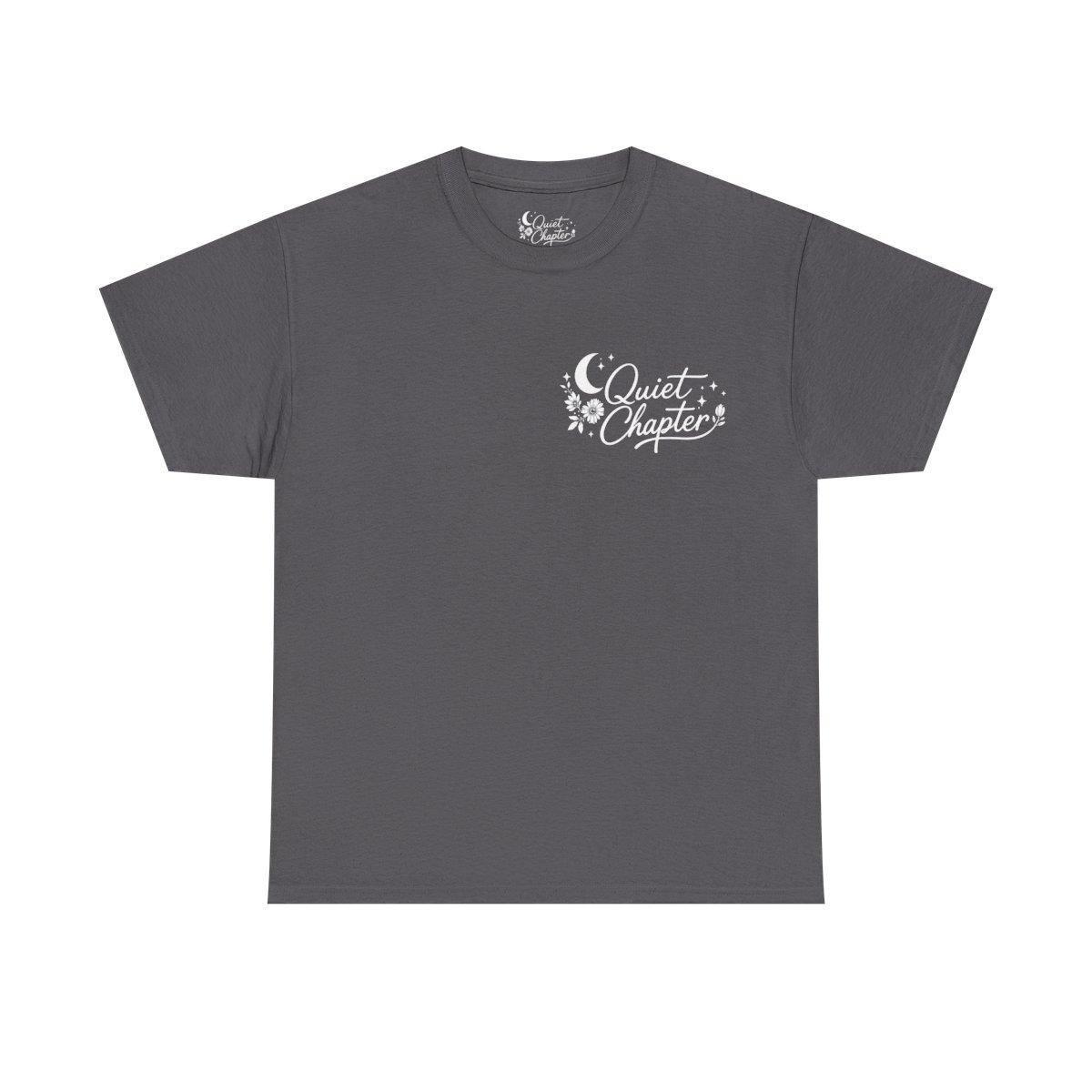 Quiet Chapter T-Shirt | Moon and Stars Bookish Tee