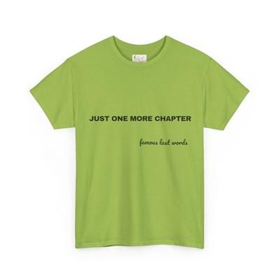Just One More Chapter Shirt, Book Lover T-Shirt, Bookish Tee, Reader Gift, BookTok Shirt, Literary Girl Tee, Pink Reading Shirt Quiet Chapter - kiwi