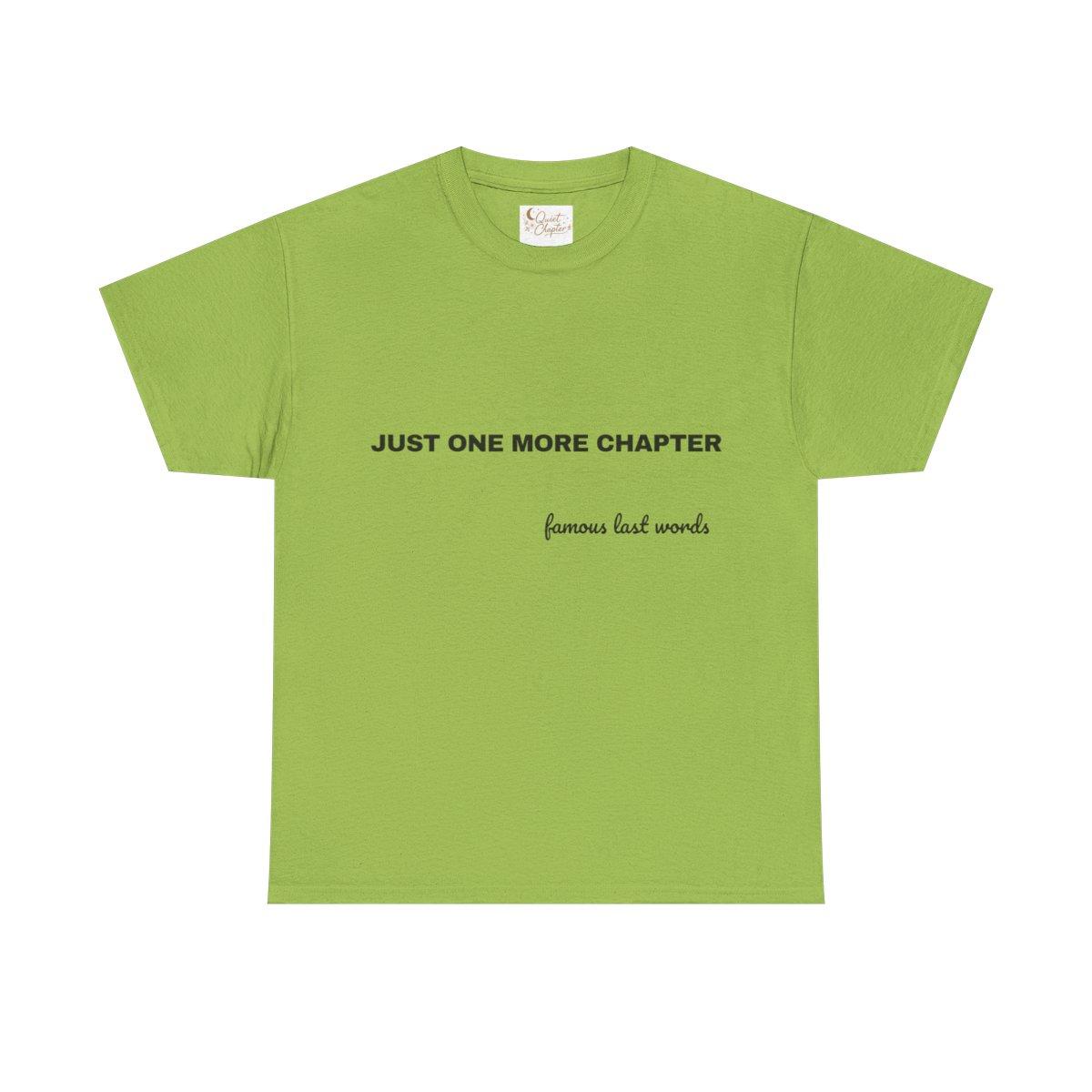 JUST ONE MORE CHAPTER - kiwi