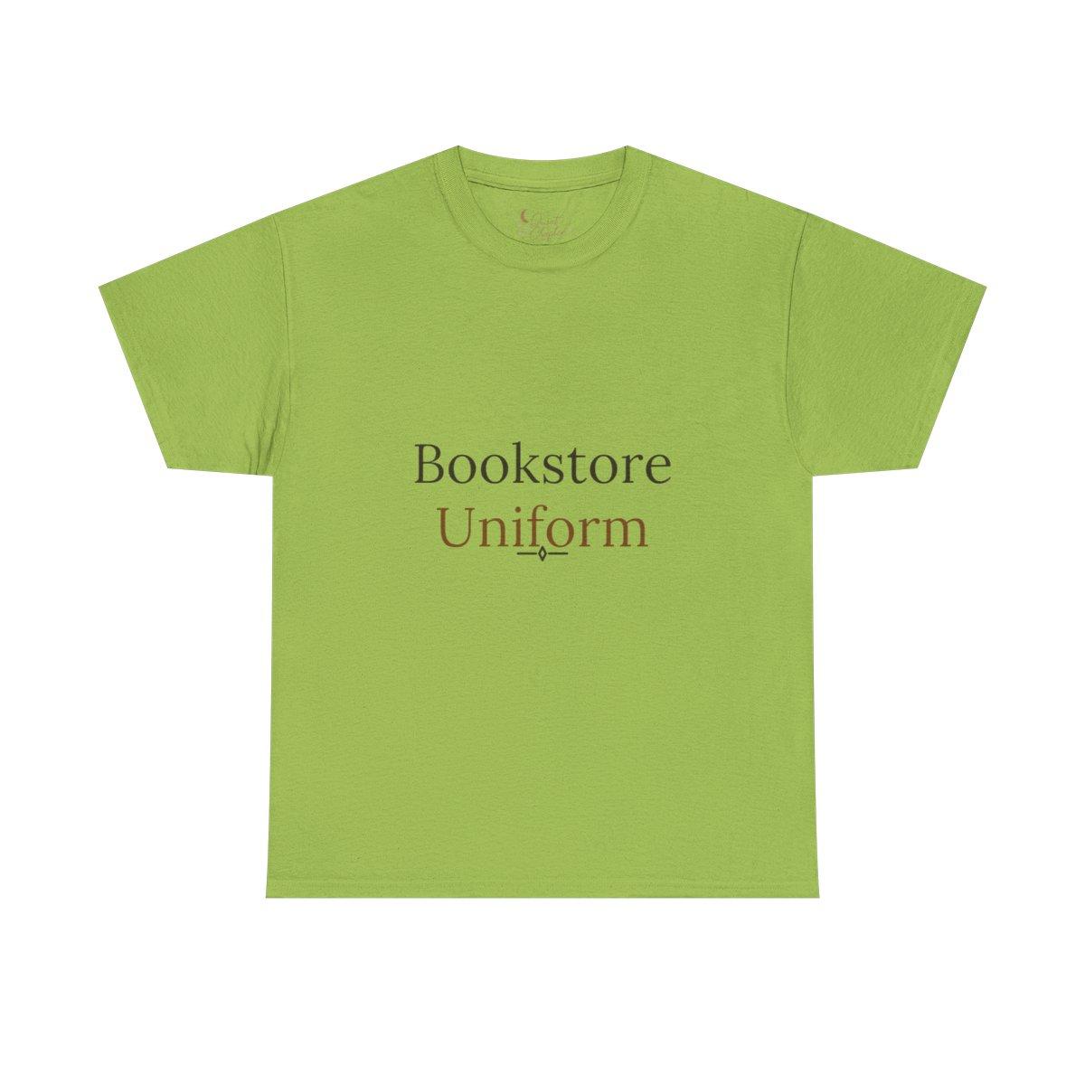 Bookstore Uniform Dark Tee Literary Reader T-Shirt | Quiet Chapter - kiwi