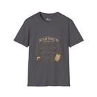 Starting XI Reading List Shirt, Book Lover Football T-Shirt, Reader Lineup Tee, Quiet Chapter Apparel - Light Blue