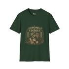 Tournament Of Stories Shirt, Book Lover Football T-Shirt, Global Reader Tournament Tee, Quiet Chapter Apparel - Forest Green