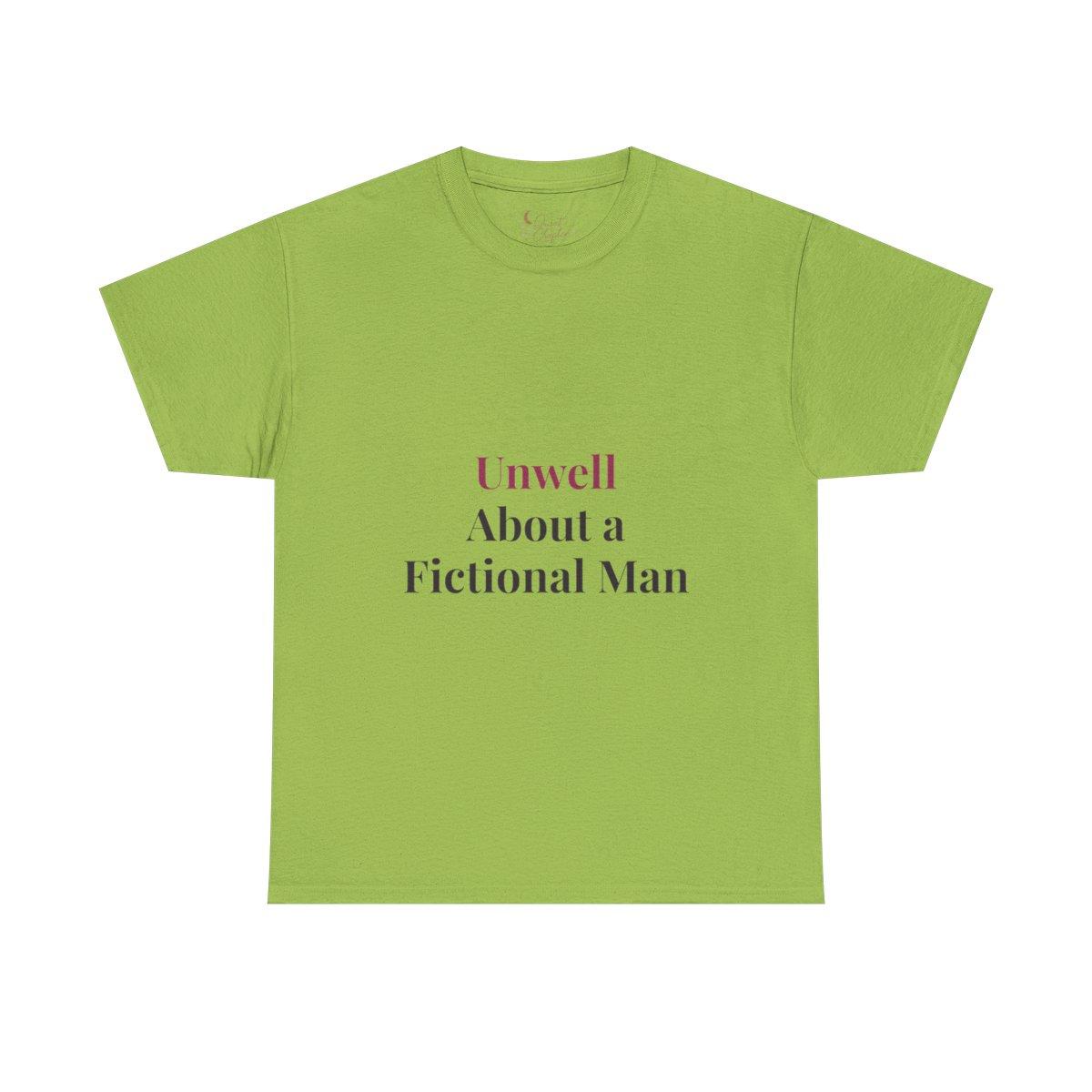 Unwell // About a // Fictional Man — light tee - kiwi
