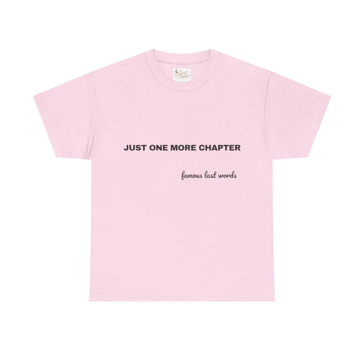 JUST ONE MORE CHAPTER - light pink
