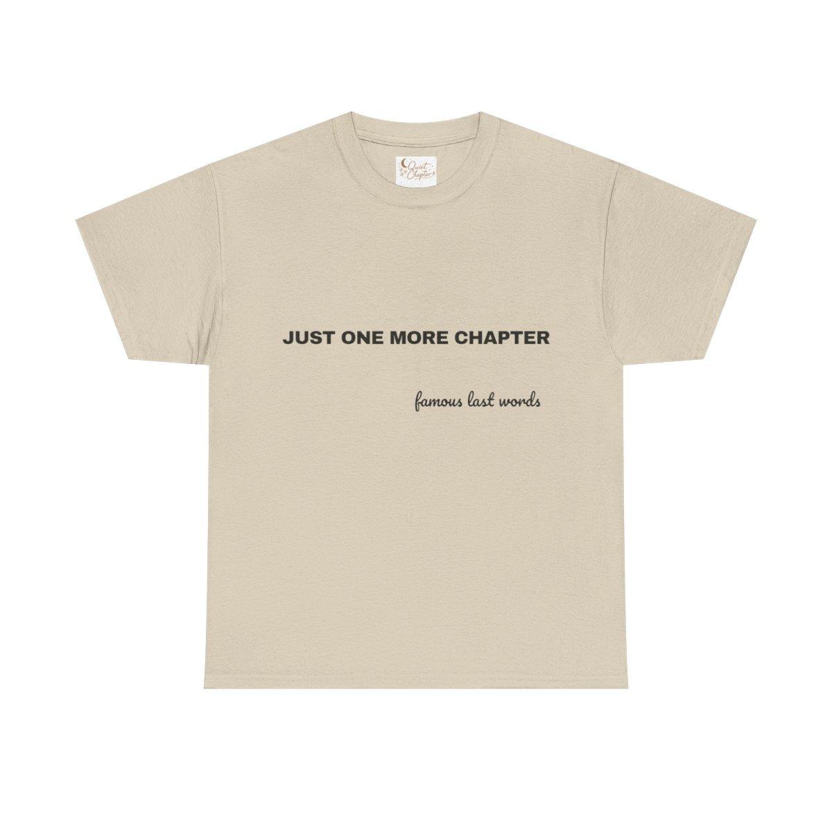 JUST ONE MORE CHAPTER - sand