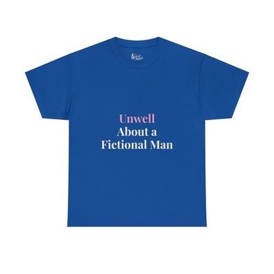 Unwell About a Fictional Man Shirt, Book Boyfriend Tee, Romance Reader Shirt, BookTok T-Shirt, Dark Romance Gift, Literary Girl Tee Quiet Chapter - royal