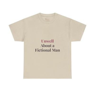 Unwell About a Fictional Man Shirt, Book Boyfriend Tee, Romance Reader Shirt, BookTok T-Shirt, Dark Romance Gift, Literary Girl Tee Quiet Chapter - sand