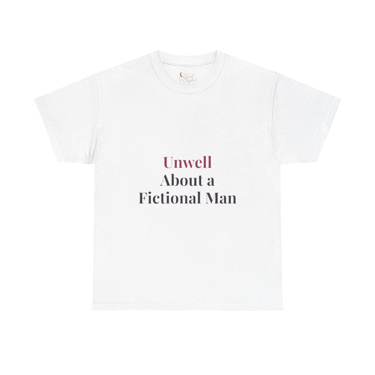 Unwell // About a // Fictional Man — light tee - white