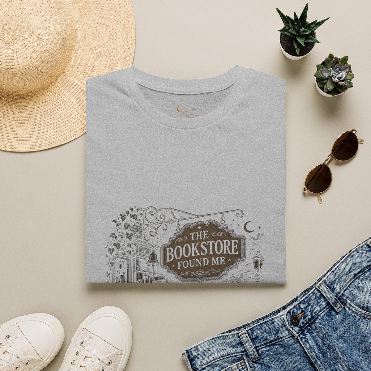 The Bookstore Found Me Shirt, Book Lover T-Shirt, Literary Reader Tee, Bookstore Gift for Readers, Quiet Chapter Apparel - Sport Grey