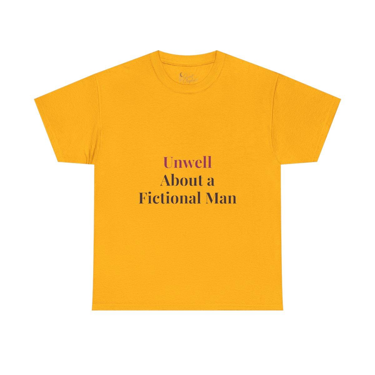 Unwell // About a // Fictional Man — light tee - gold