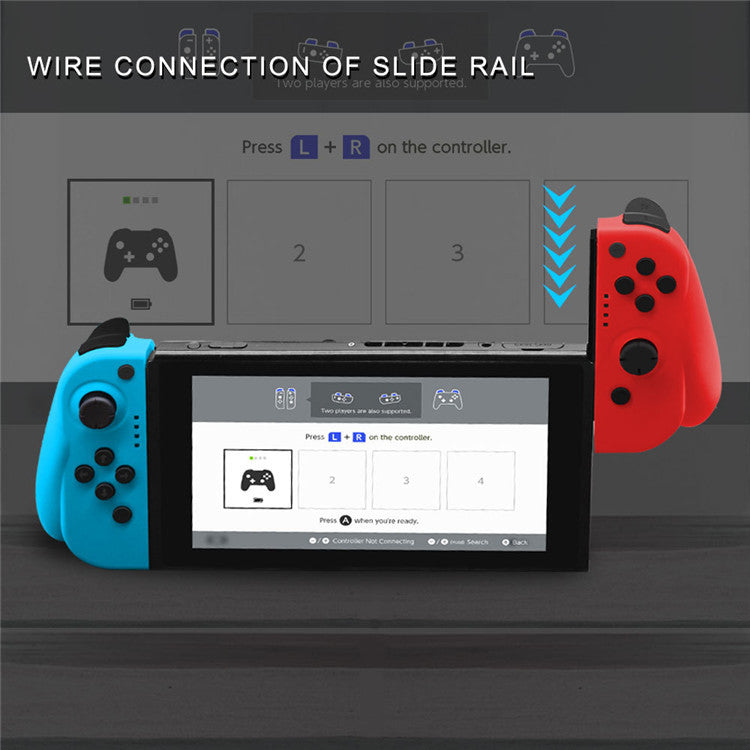 Joy Con (L/R) Pair Wireless Pro Controller for Compatible with Nintendo Switch / Lite Red Blue