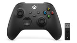 Xbox Wireless Controller Black + Windows Wireless Adapter (For Windows 10 / 11)