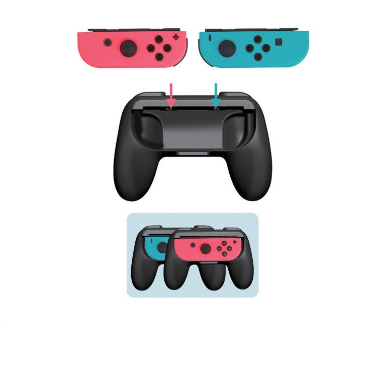 2 x Controller Remote dock Wheel Accessory Joy-Con For Nintendo Switch (Black)