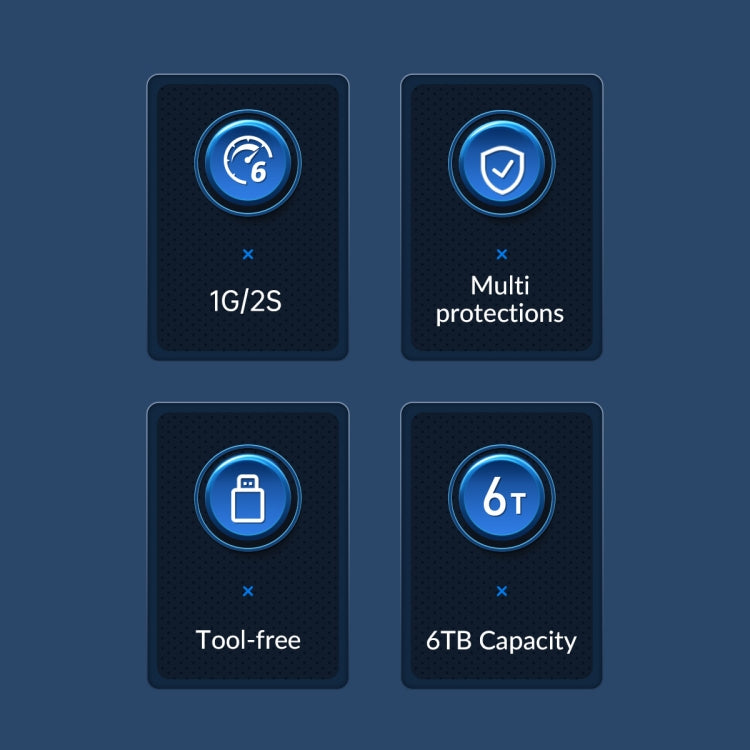 ORICO ORICO-2526C3-V1 2.5 inch USB 3.0 USB-A to Type-C Hard Drive Enclosure External Storage Case (Black)