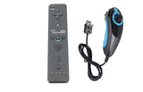 Althemax® 防滑防滑舒適握把遙控器雙節棍基本黑色適用於任天堂 Wii / Wii Mini / Wii U